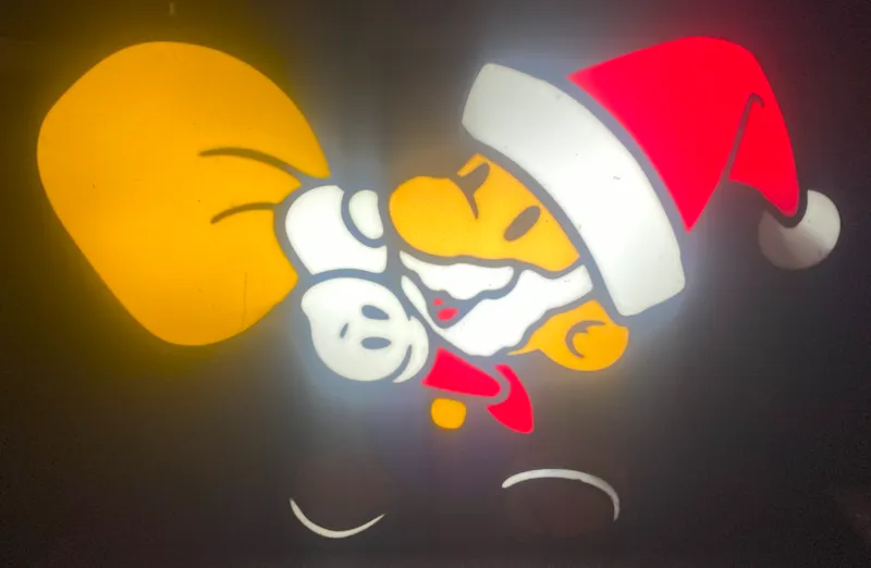 Nintendo Mario Weihnachtsmann Chibi Super Mario