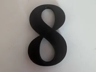 Number 8 for wall