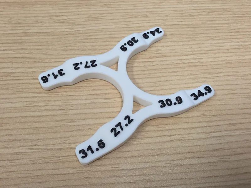 Bicycle Seat Post Gauge
