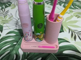Cute Toothbrush Holder + Electric Toothbrush Stand