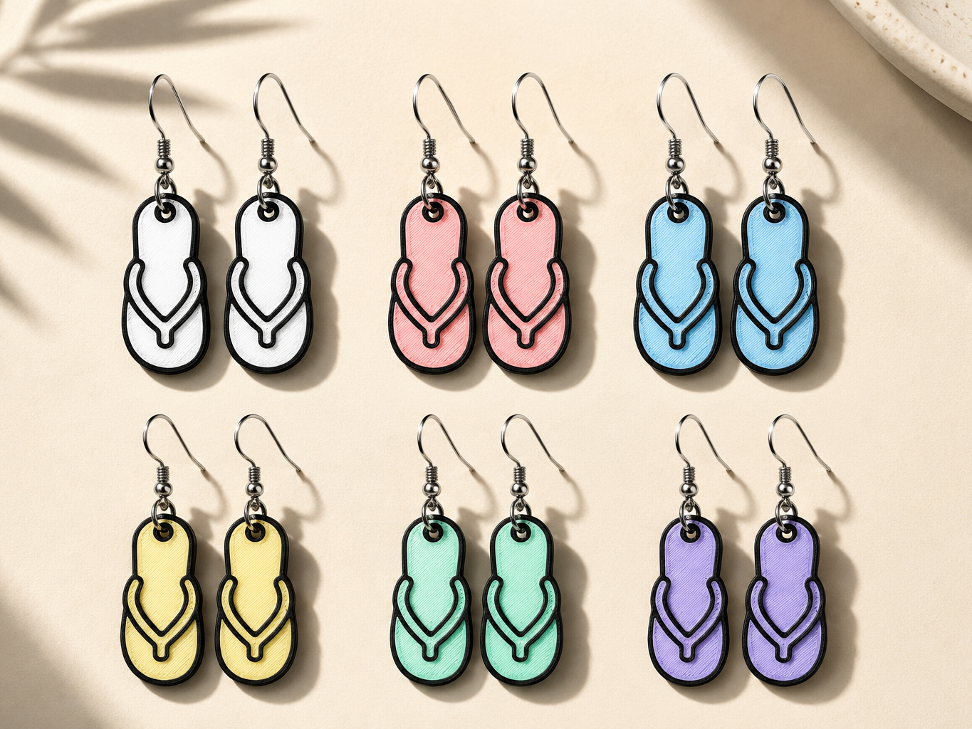 Flip-Flop Earrings