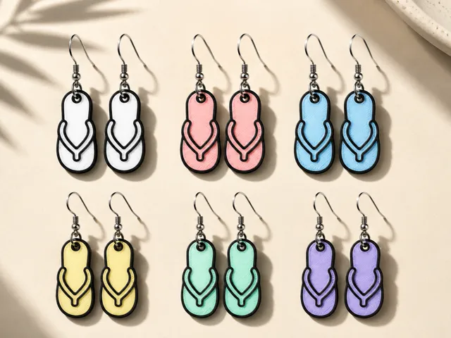 Flip-Flop Earrings