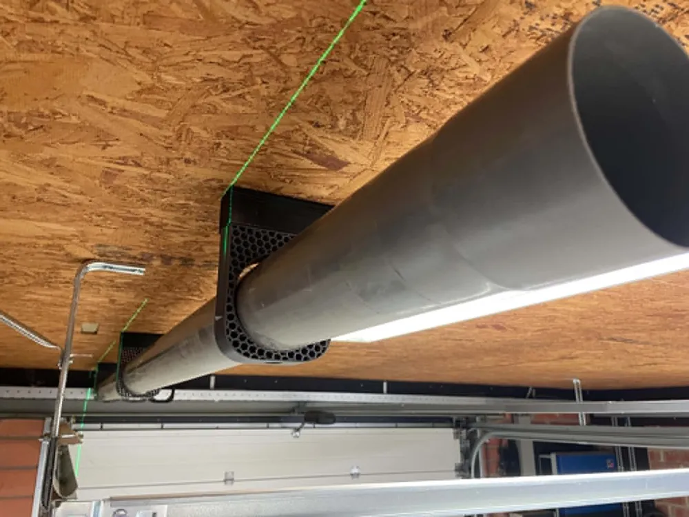 CeilingPipe Storage Bracket 100mm PVC pipes - Free 3D Print Model ...