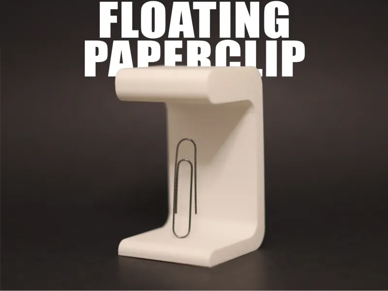 The Floating Paper Clip - Magnets - Desk
