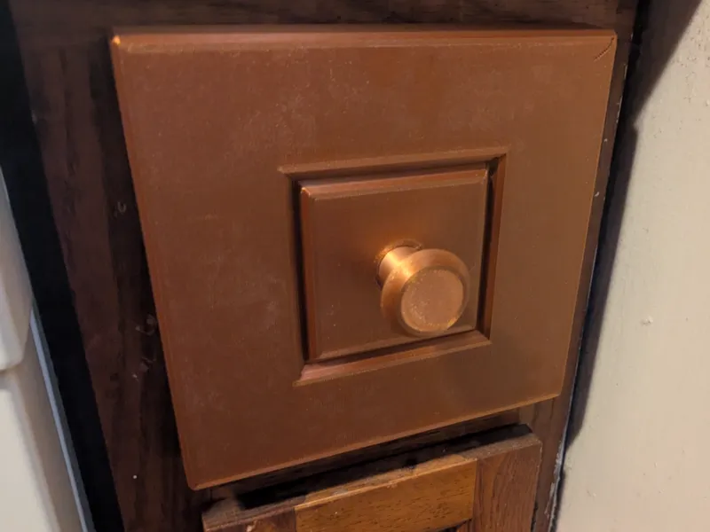Replacement Drawer Face With Knob
