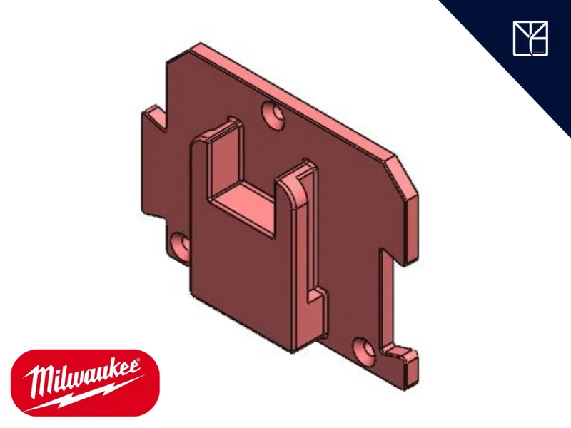 Maschinenwandhalter – Milwaukee M18 - Puzzle