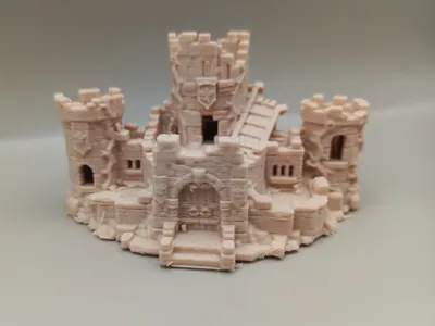 Miniature Ruined Castle