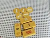 Mahjong Chips -- Gold Bar + Gold Coin