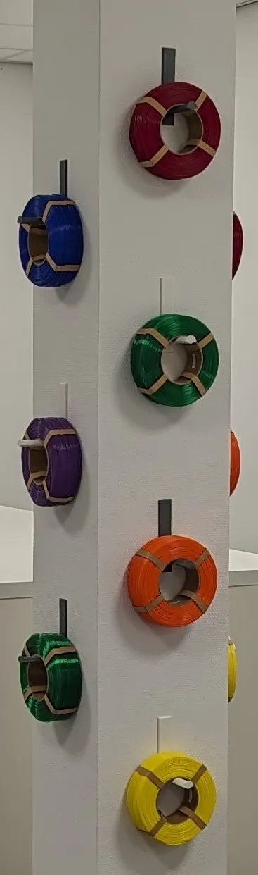 Basic spool wall mount