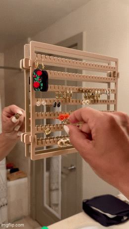 Easy Slot Earrings Holder 
