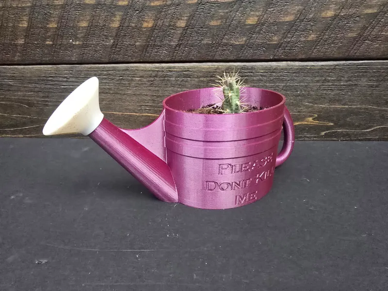 Watering Can Planter with saying