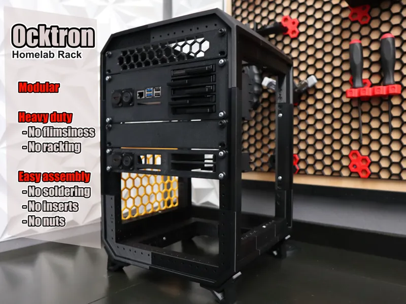Ocktron Compact 10‑inch Mini Rack 5U by 6U by 8U