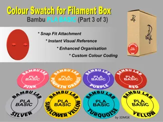 Filament Box Swatch - Bambu PLA BASIC Part 3