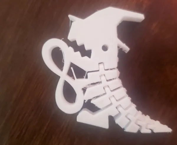 Dinosaure magicien articulé