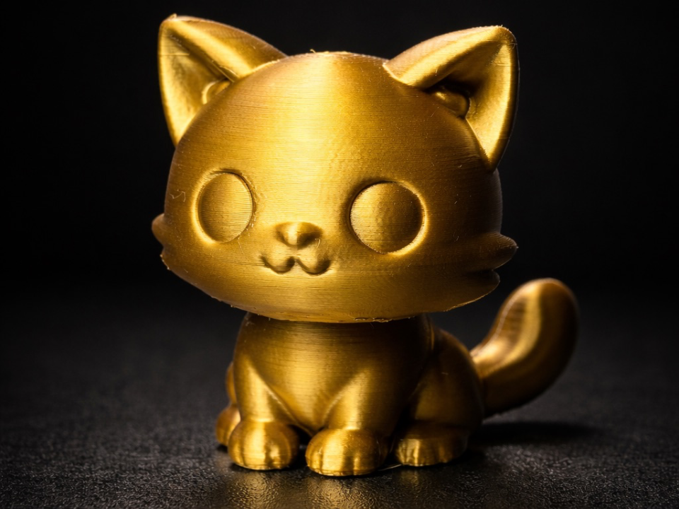 Cute Chibi Cat Figurine