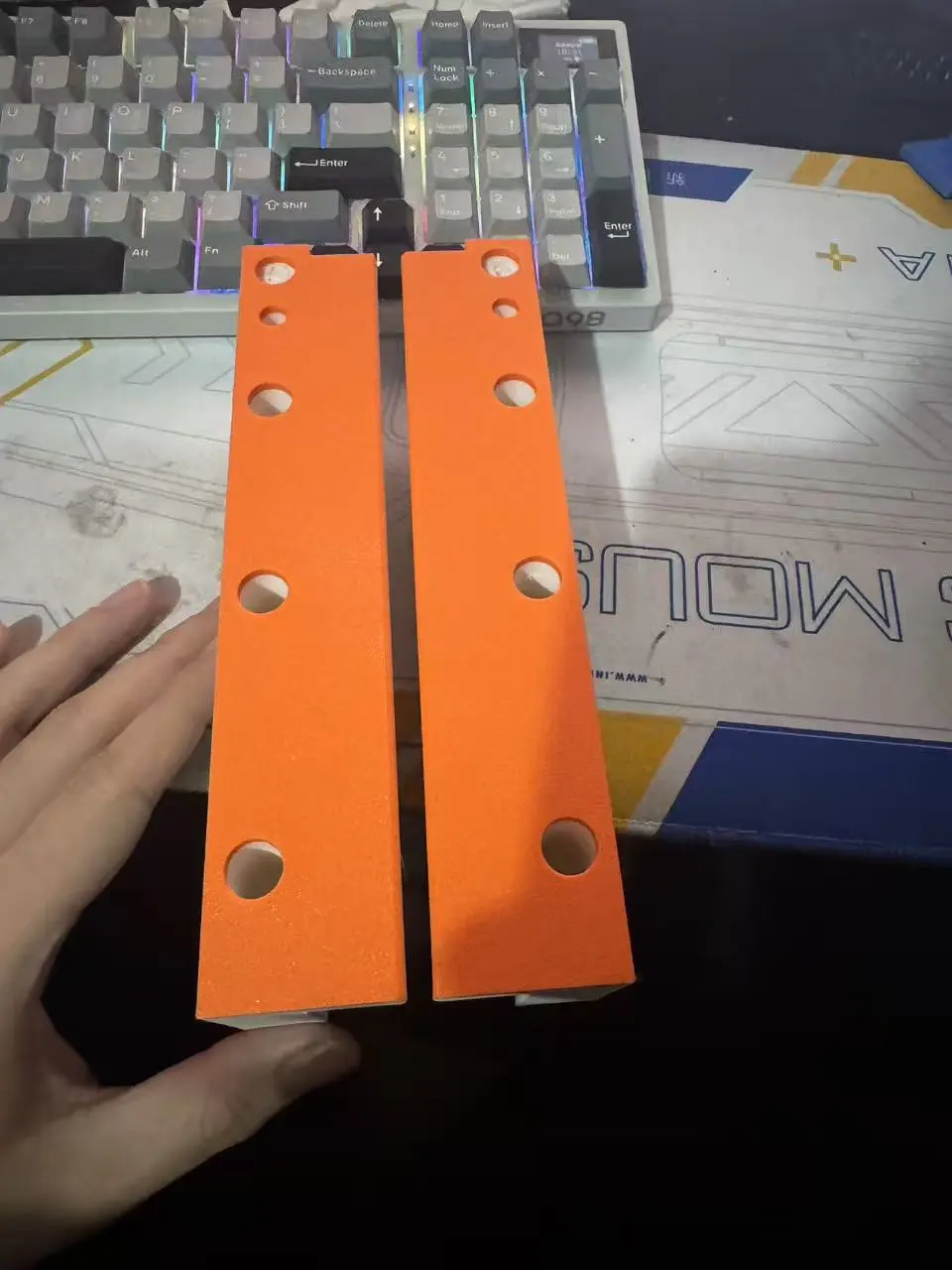 Miniatura 2 do modelo 3D 桌下抽屉 （适用于前方带横梁的） 