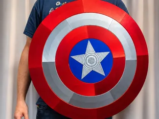 Captain America's Shield (61cm) Cosplay - NO AMS!