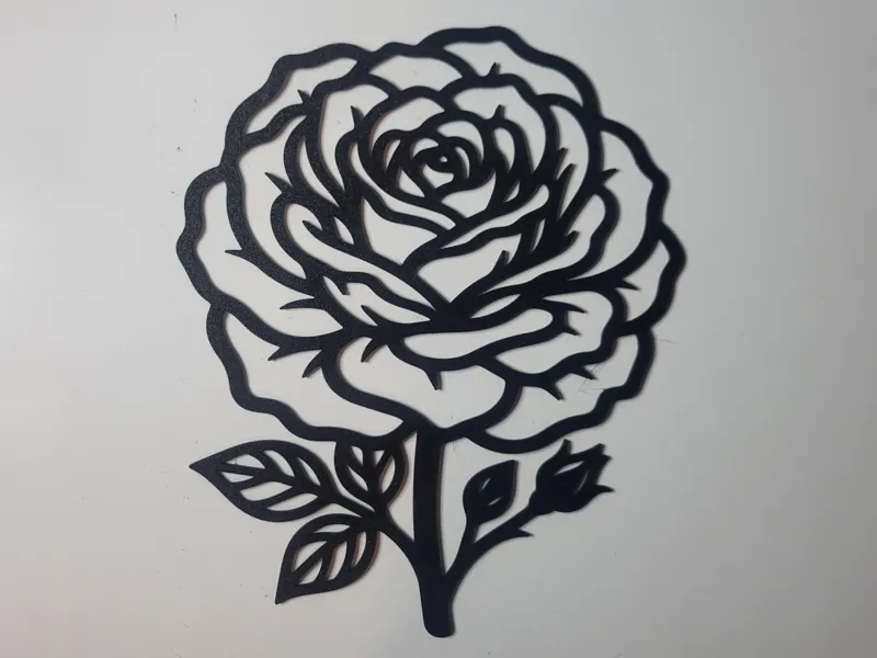 Elegant Rose Wall Art