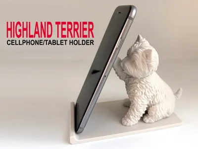 West Highland Terrier 'Westie' Cellphone Holder