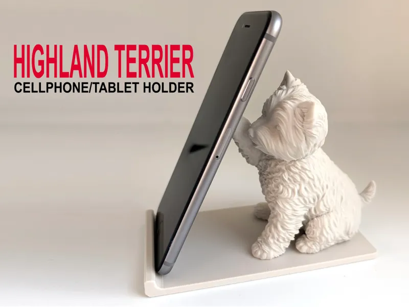 West Highland Terrier 'Westie' Cellphone Holder