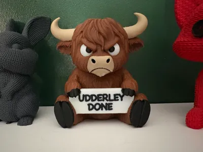 Cute But Grumpy Highland Cow