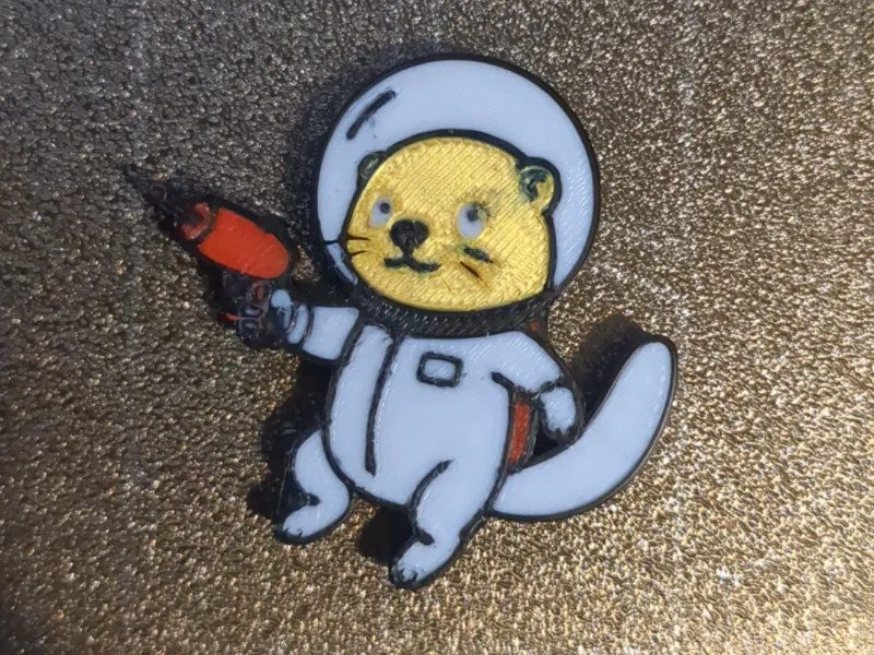 space otter Magnet