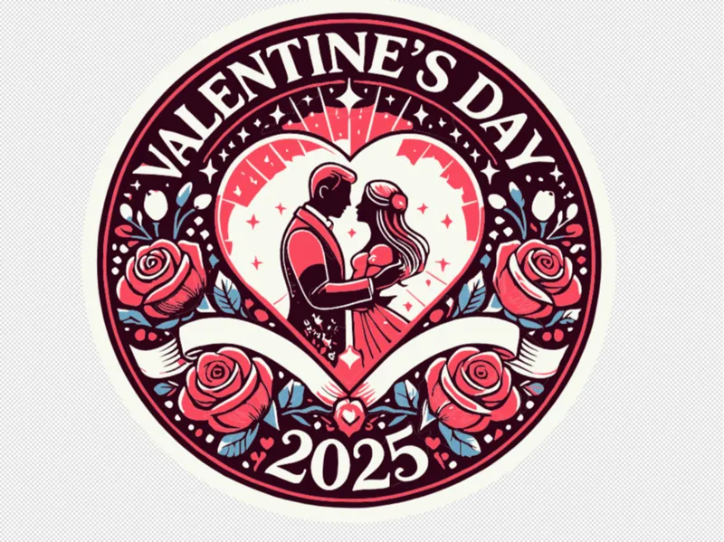 Valentine's Day mug coaster