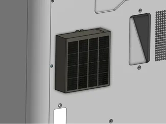 External Carbon Air Filter Bambu Lab X1C P1S X1E
