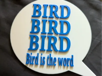 Bird Is The Word
