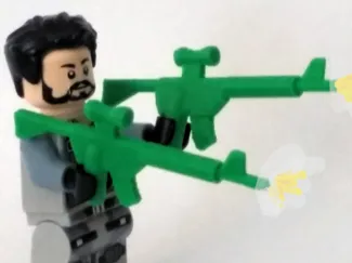 M4A1-Style Minifigure Rifle