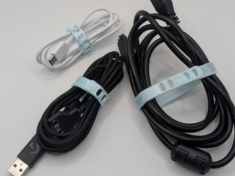 Flexible TPU Cable Tie (10/15/20 cm) Parametric