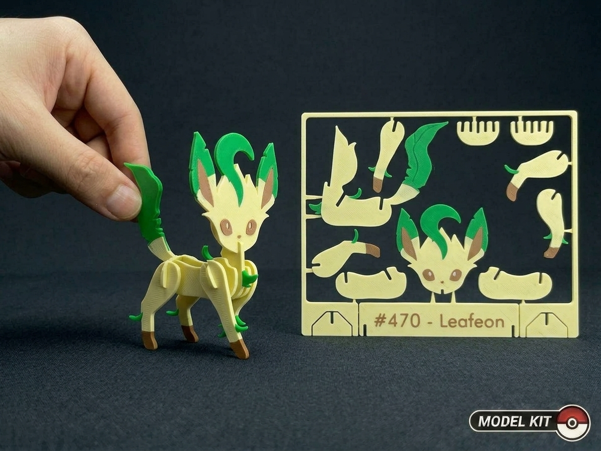Pokemon #470 - Leafeon Kit Card - 1