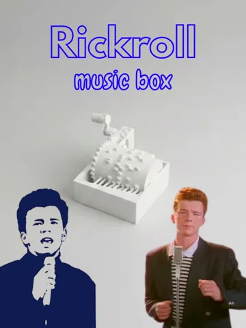Caja o estuche: Rickroll music box / No supports — vista de referencia 2