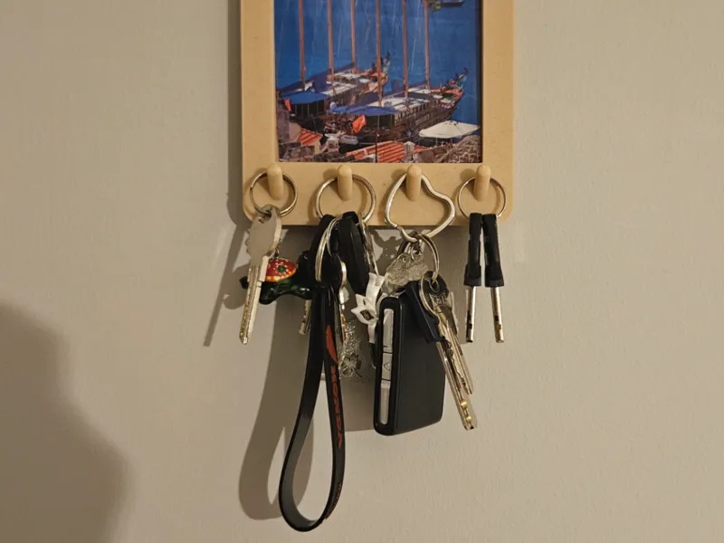 Key Holder with Photo Frame