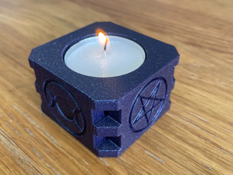 tea tree candle holder