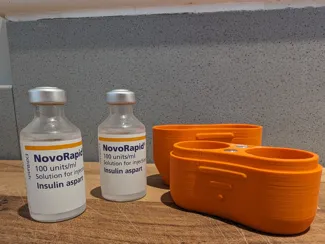 Insulin Case for 2x 10ml bottles