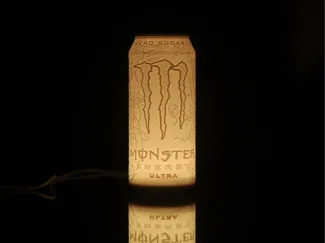 Monster Energy Ultra (White Monster) Lithophane 