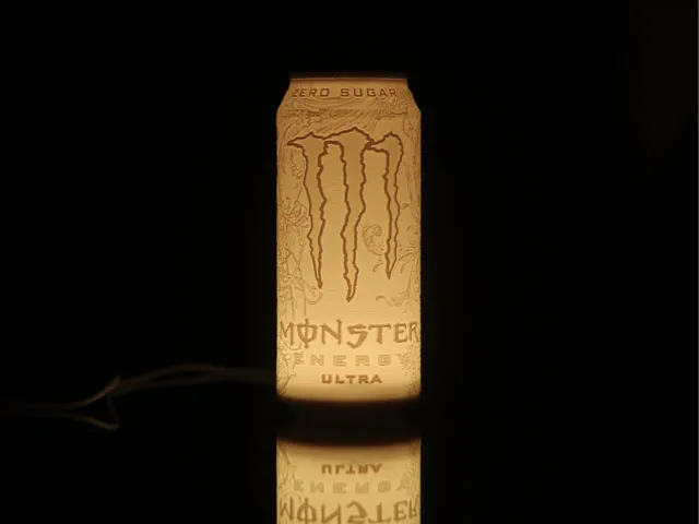 Monster Energy Ultra (White Monster) Lithophane
