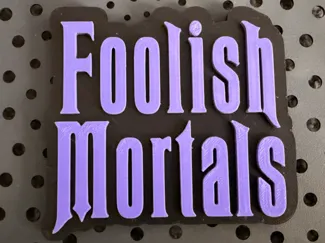 Haunted Mansion Foolish Mortal Magnet