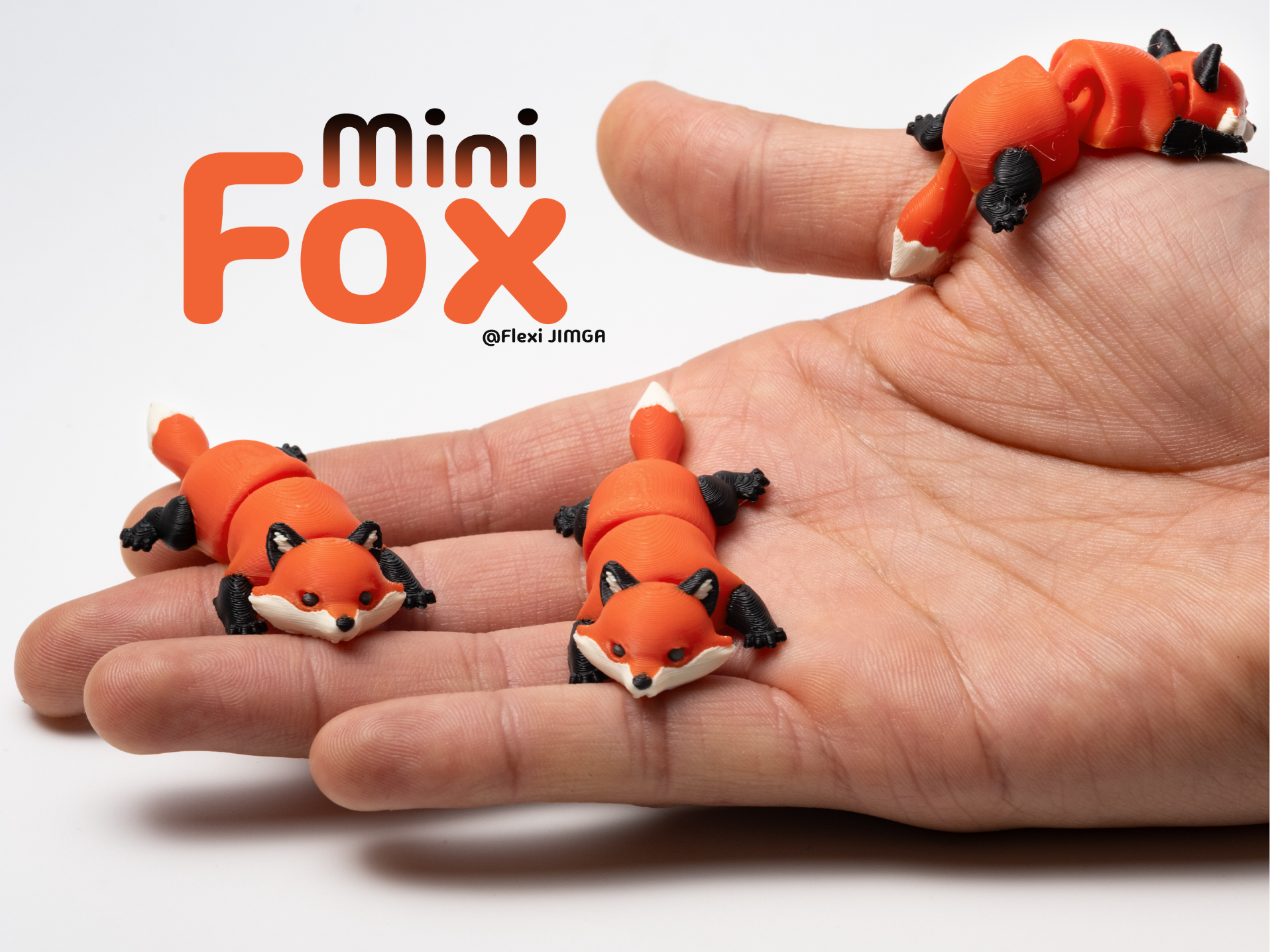 Tiny Fox – Articulated Keychain