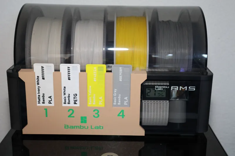 Bambu AMS Filament Swatch sample holder