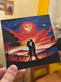Tableau coucher de soleil romantique — photo 7