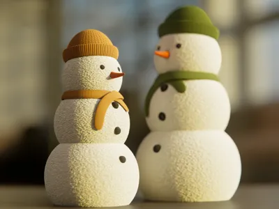 Fuzzy snowman (no AMS)