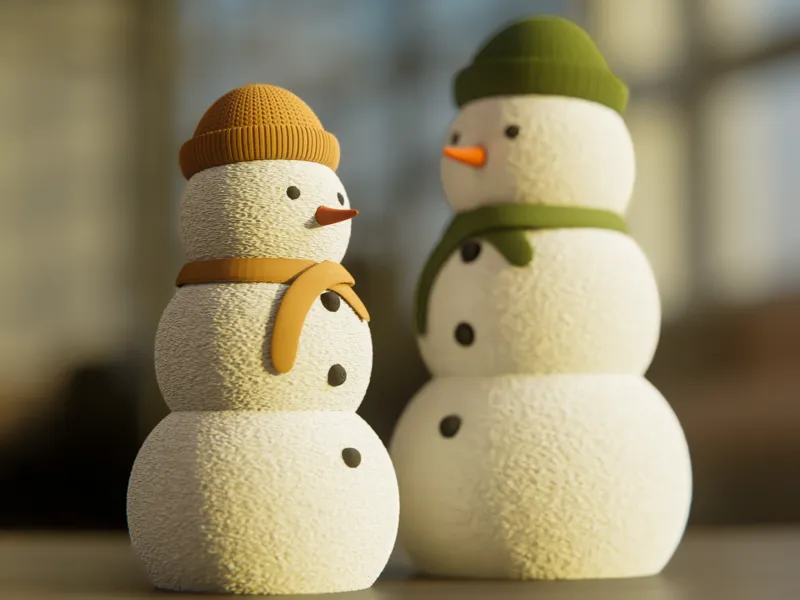 Fuzzy snowman (no AMS)