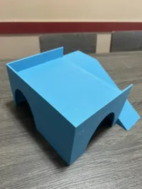 Maison pour cochon d'Inde, hamster ou souris avec toit et rampe — photo 4