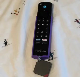 Fire TV remote keychain tracker case