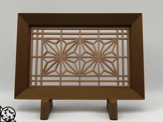Kumiko - Asanoha Display Panel