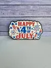 Happy 4th of July (Flat) (Free Standing, Thin, Extra Thin)