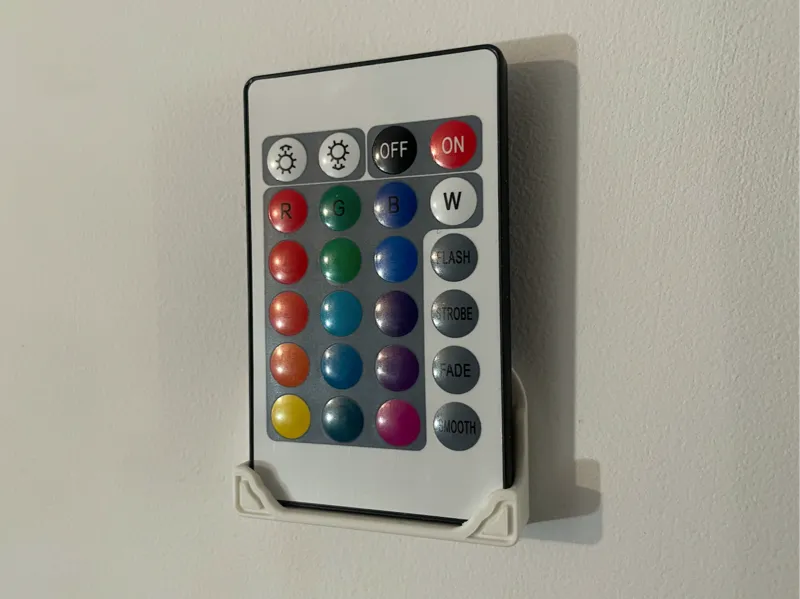LED IR Remote Wall Holder