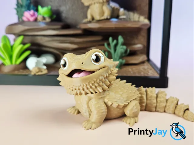 Cute Bearded Dragon - Tiny Terras Series